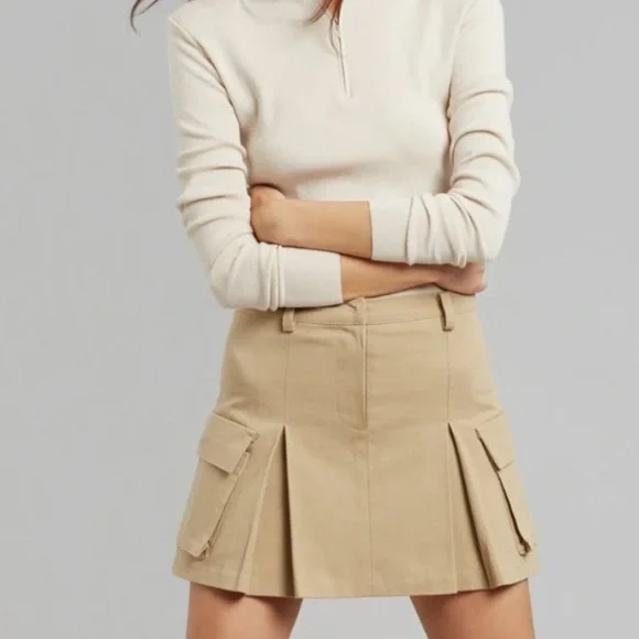 The Frankie Shop Tan Mini Skirt - Picture 8 of 11